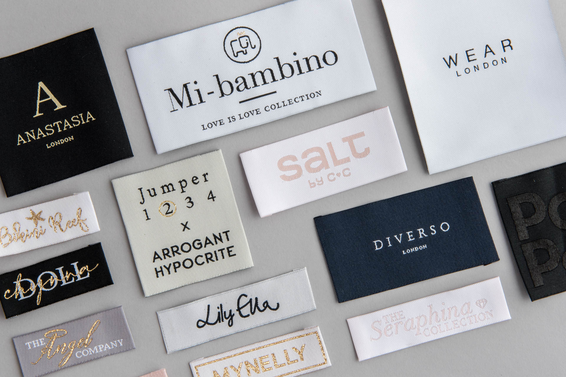Woven labels